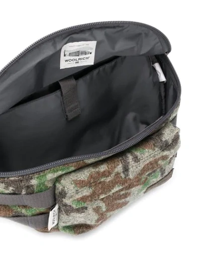 Shop Eastpak Camouflage-print Sling Bag In Grey