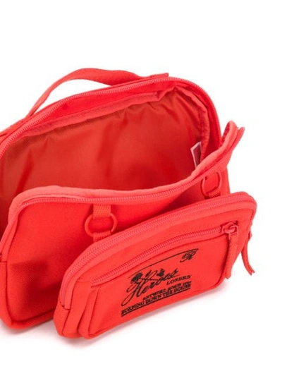 Shop Raf Simons X Eastpack Loop Belt Bag In Orange