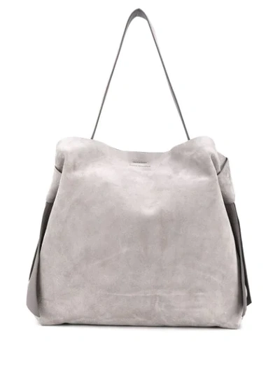 Shop Acne Studios Musubi Maxi S Shoulder Bag In Grey