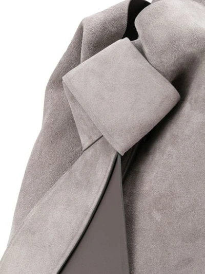 Shop Acne Studios Musubi Maxi S Shoulder Bag In Grey