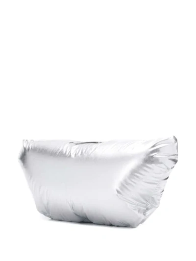 Shop Maison Margiela Glam Slam Belt Bag In Silver