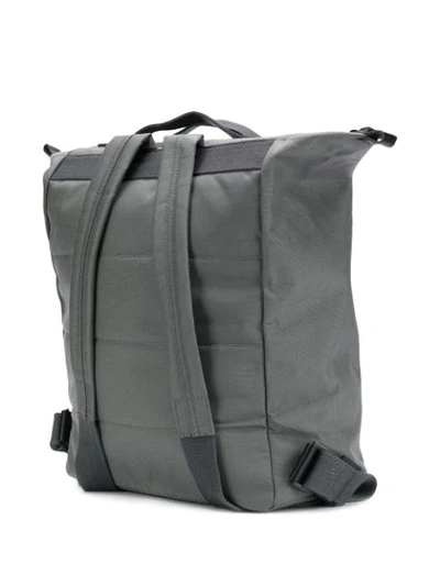 Ally Capellino Structured Square Backpack In Grey
