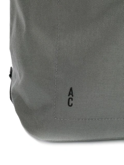 Ally Capellino Structured Square Backpack In Grey