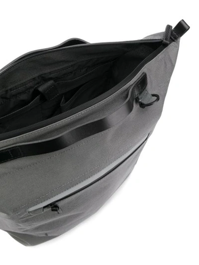 Ally Capellino Structured Square Backpack In Grey