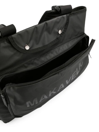 Shop Makavelic Trucks Battle Vest Bag In Black