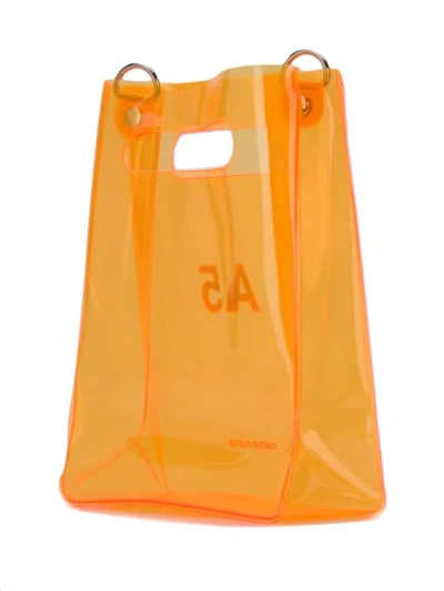 Shop Nana-nana A5 Tote Bag In Orange