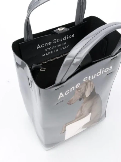 Shop Acne Studios Baker Ap S Tote Bag In Af4-beige/brown
