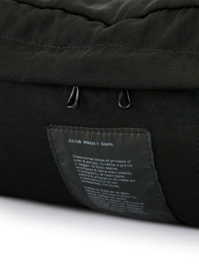Shop Julius Patch Detail Belt Bag In Black