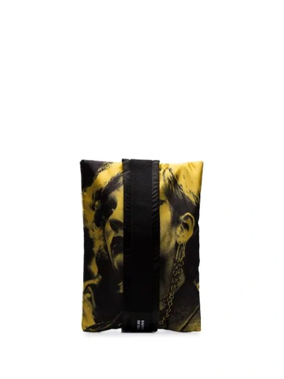 Shop Eastpak X Raf Simons Poster Waistbag In Black