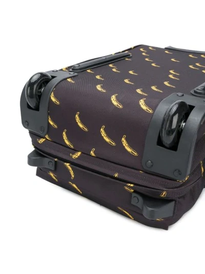 Shop Eastpak Banana Print Pull Bag In Black