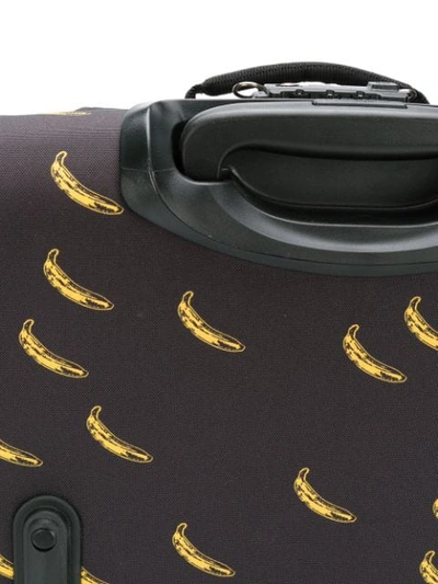 Shop Eastpak Banana Print Pull Bag In Black