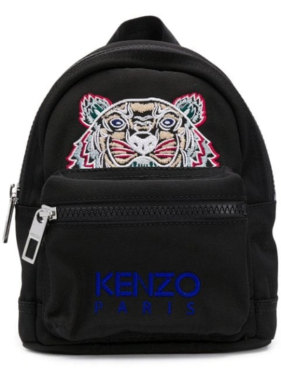 Shop Kenzo Mini Tiger Crossbody Bag - Black