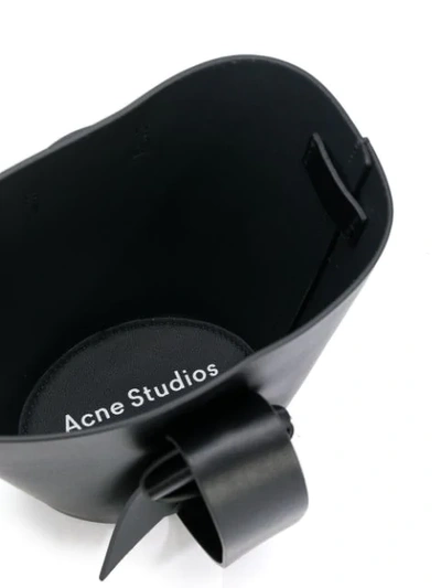 Shop Acne Studios 'musubi' Beuteltasche In Black