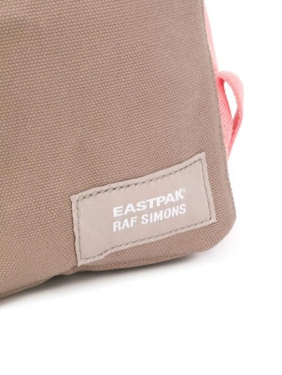 Shop Eastpak X Raf Simons X Raf Simons Topload Loop Backpack In Grey