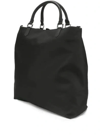 Shop Fendi Diabolic Eyes Tote Bag In For24 Black