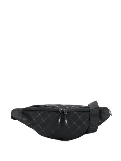 Shop Fila Contrast Logo Belt Bag In Black