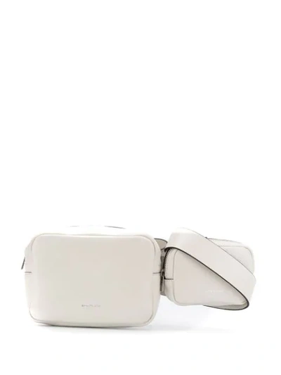 Shop Acne Studios Removable Zip Pouch Belt Bag In White