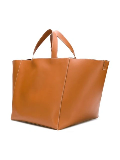 Shop Calvin Klein 205w39nyc Two Way Tote Bag In Brown