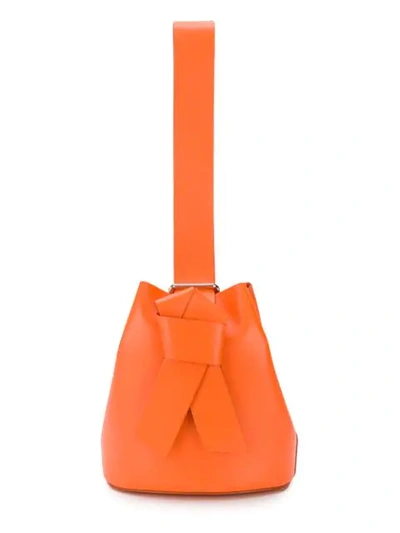 Shop Acne Studios Musubi Shoulder Bag In Orange