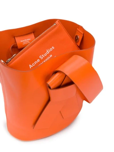 Shop Acne Studios Musubi Shoulder Bag In Orange