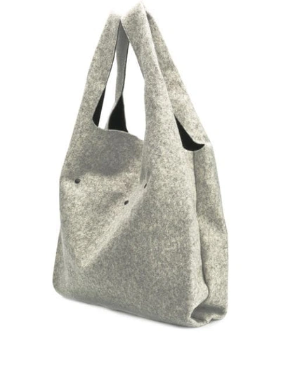 MAISON MARGIELA LOGO TOTE BAG - 灰色