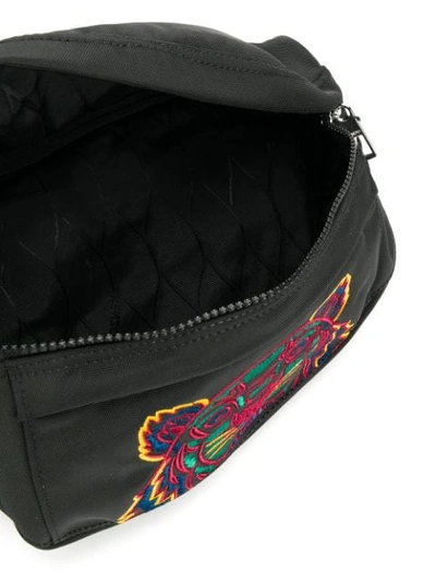 Shop Kenzo Tiger Embroidered Belt Bag In 99c  Black