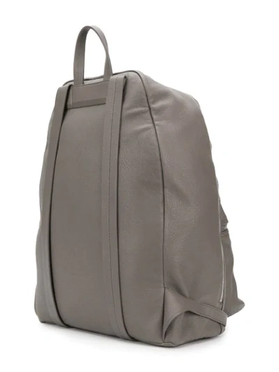 Shop Rick Owens Stitch Detail Backpack In Grey