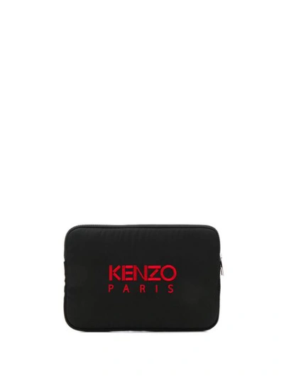 Shop Kenzo Tiger Laptop Bag In Black