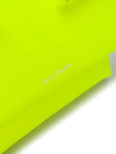 Shop Acne Studios Mini Purse Crossbody Bag In Yellow
