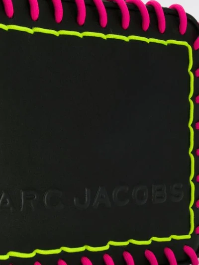 Shop Marc Jacobs Woven Edge Crossbody Bag In Black