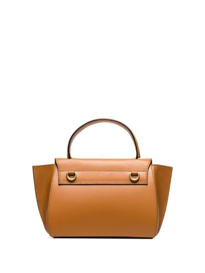 Shop Atp Atelier Volterra Shoulder Bag In Brown