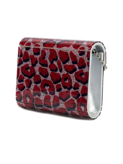 Shop Jimmy Choo Candy Clutch In Red
