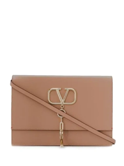 Shop Valentino Garavani Vcase Crossbody Bag In Pink
