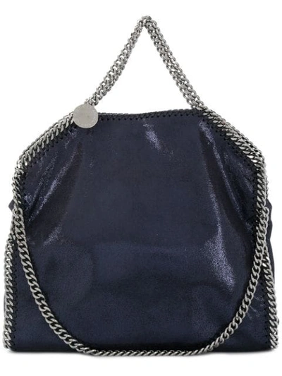 Shop Stella Mccartney Falabella Tote Bag In Blue