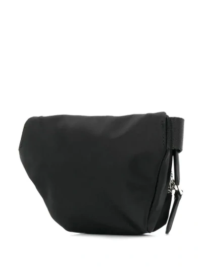 Shop Calvin Klein Leather Trim Belt Bag In Black