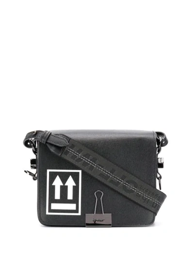Shop Off-white Binder Clip Cross-body Bag In Black