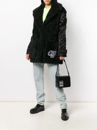 Shop Off-white Binder Clip Cross-body Bag In Black