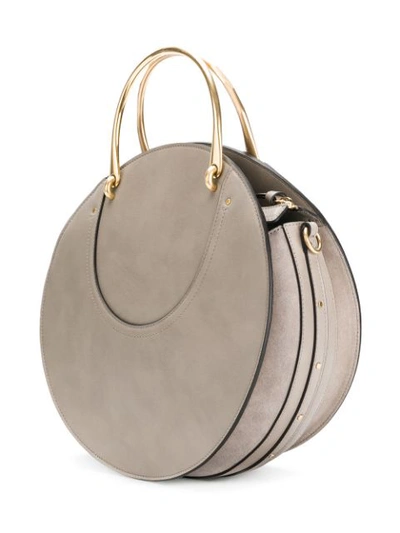 Shop Chloé Pixie Tote Bag In Grey