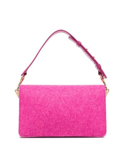Shop Jw Anderson Logo Shoulder Bag In Pink