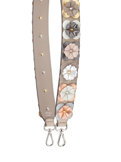 Shop Fendi Strap You Bag Strap - Neutrals