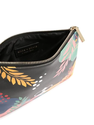 Shop Alice And Olivia Stace Face Clutch Bag In Black