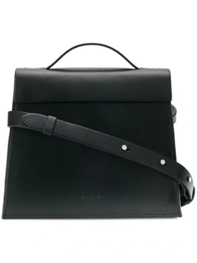 Shop Aesther Ekme Box Shape Crossbody Bag - Black