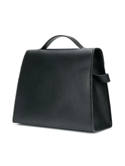 Shop Aesther Ekme Box Shape Crossbody Bag - Black