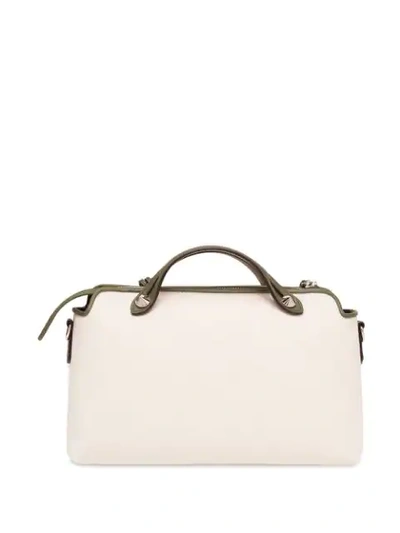 Shop Fendi Medium By The Way Tote In White