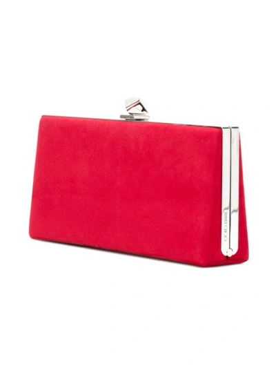 Shop Jimmy Choo Celeste Clutch Bag - Red