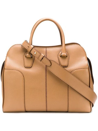 Shop Tod's Sella Medium Bag - Neutrals