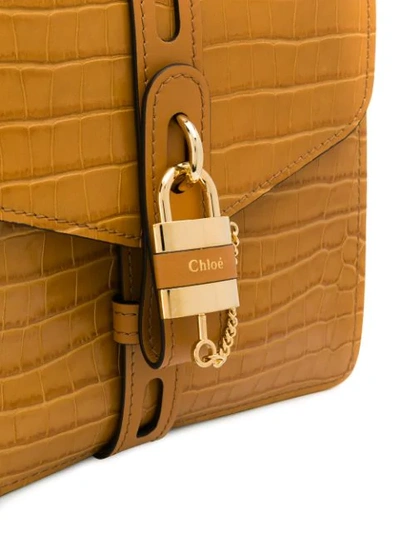 Shop Chloé Large Aby Tote In Neutrals
