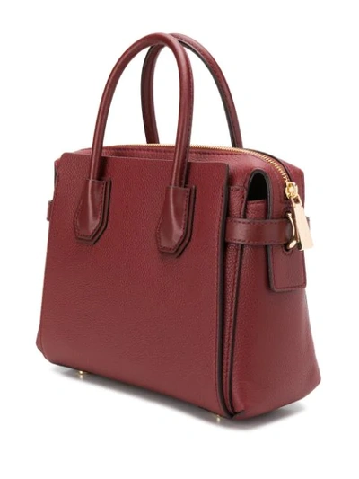 Shop Michael Michael Kors Mercer Tote In Red