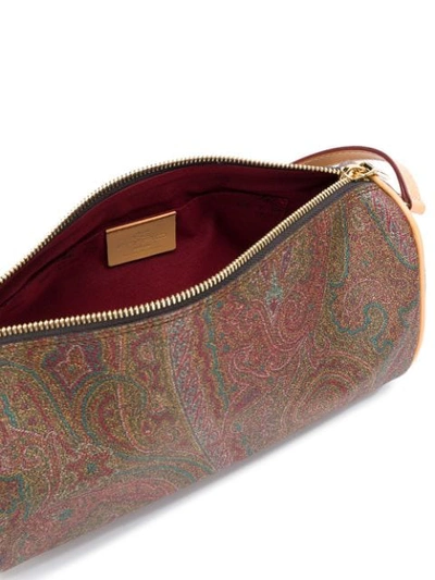 Shop Etro Paisley Print Shoulder Bag In Multicolour