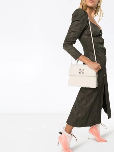 Shop Off-white 2.8 Arrow Shoulder Bag In White